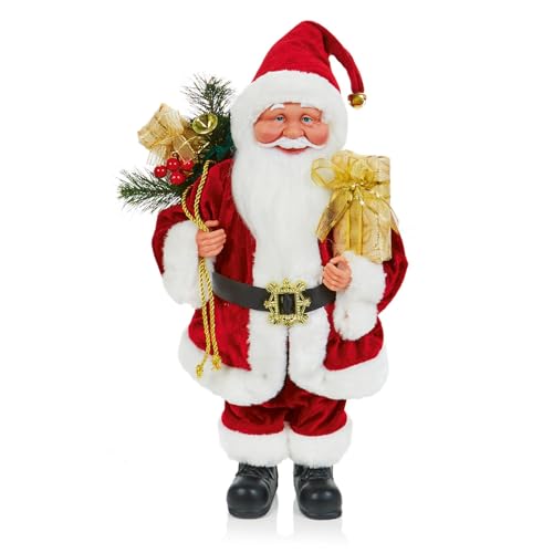 Premier Traditioneller Weihnachtsmann mit Sack und Geschenken, 40 cm,...