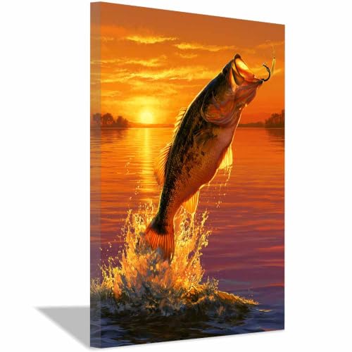 Peinture sur toile animaux et décoration murale grand bar pour cadre bois multicolore