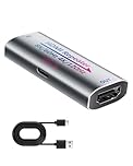 8K HDMI Booster Repeater, Active Signal Amplifier HDMI 2.1 Extender Supports 8K@60Hz / 4K@240Hz, Extends HDMI 1080P Up to 50m for PS5, Xbox Series, Projector, HDCP 2.3 with USB-C power port