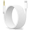 Cable USB C a conector auxiliar de audio de 0.138 in – 3.3 pies, cable macho de auriculares tipo C a auxiliar compatible con iPhone 16 15 Pro Max, Samsung Galaxy S24 S23 S22 S21 Pixel 4 5 XL