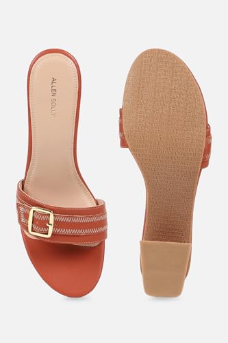 Image of Allen Solly Women's Ahscfrgbs01746 Heeled Sandal
