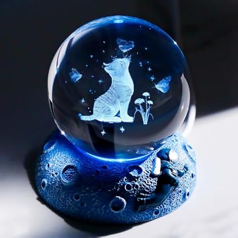 Crystal Cat and Butterfly Figurine Gift Cover