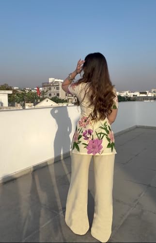 Image of ANNI Designer Cotton Short Kurti for Women | Stylish Kurti | Short Kurti Top | Casual Kurta for Women | Comfortable Cotton Kurtis for Womens