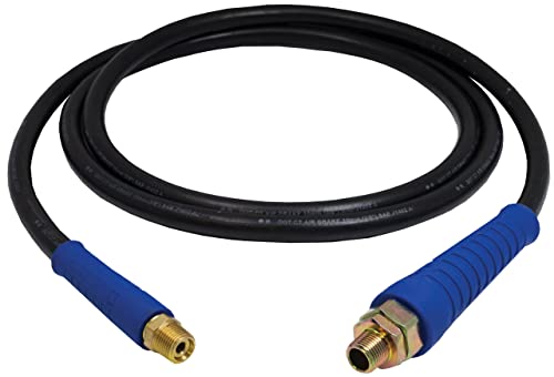 Tectran 17912H Air Line Hose Assembly Set w/FLEXGrip-HD™ | Tractor-Trailer Hook-Up Lines | Black | (12' Length)