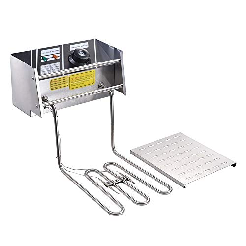 WeChef Commercial Single Tanks Electric Countertop Large Deep Fryer with Basket Restaurant Home Kitchen 2500W 12L - Thumbnail 2