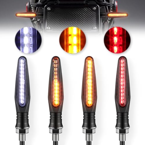 LivTee Super Bright 4PCS Motorcycle Indicators...