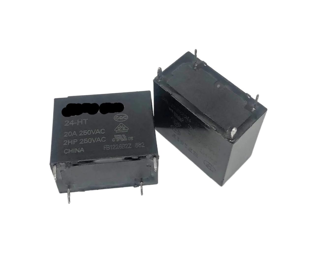Relé de 4 pines HF161F 12V 20A para placas electrónicas 5
