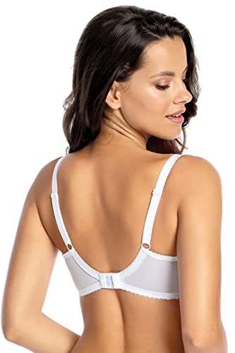 Soutien-gorge balconnet soft Gaia Ada blanc en bonnet profond B110 - 2