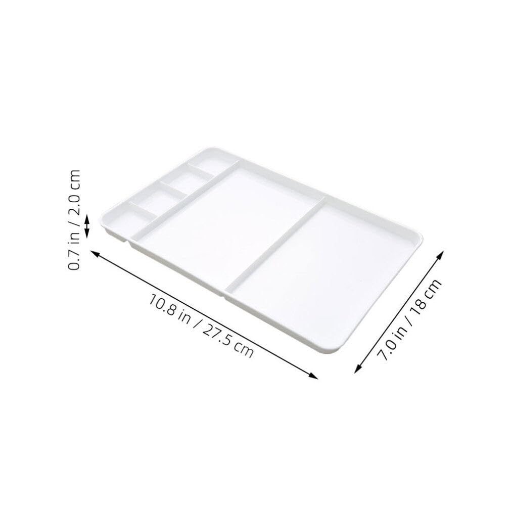 Palette de Peinture Carrée à Compartiments pour Étudiants et Peintres