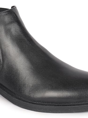Image of Carlton London Classic Slip-On Ankle Chelsea Boots for Men