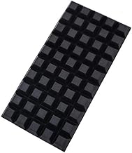 Almohadillas autoadhesivas de goma para muebles, 50 unidades, color negro