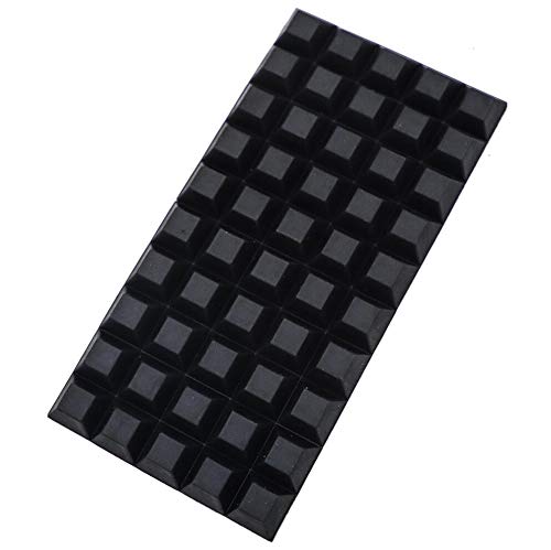 50x Schwarz Selbstklebende Gummifüße Bumper Tür Möbel Puffer Pad Rutschfeste Antirutsch Pads Cover