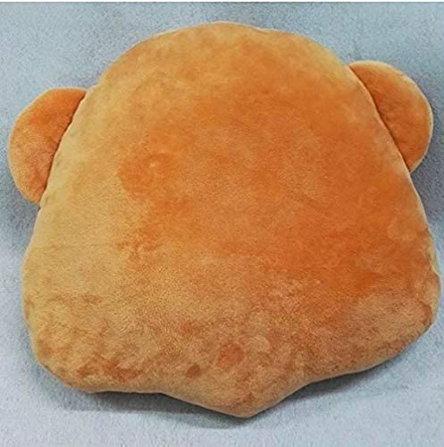 Image of Fun4you Soft Monkey Plush Toy Pillow for Kids - Cute Smiley Monkey Stuffed Animal Cushion, Super Soft Huggable Plush Pillow for Baby, Kids & Home Decor (Monkey Pillow Close Eye)