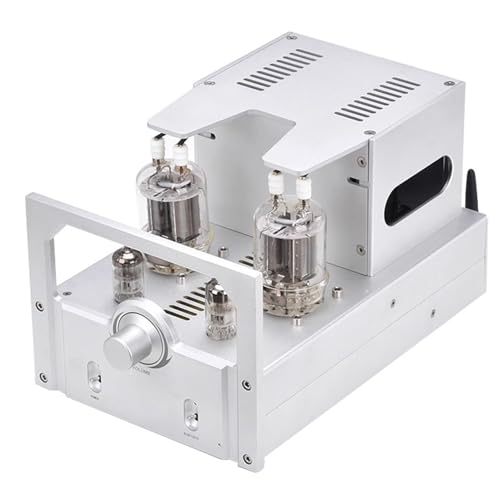 Amplificador De Válvulas, Estéreo Hi-Fi, Amplificador De Clase A De Extremo Único (10 W X 2), con Función Bluetooth Y Control De Volumen para Altavoces Pasivos