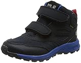 Jack Wolfskin Unisex Kinder Woodland Texapore Mid Vc Walking Schuh, Dark Blue Red, 32 EU
