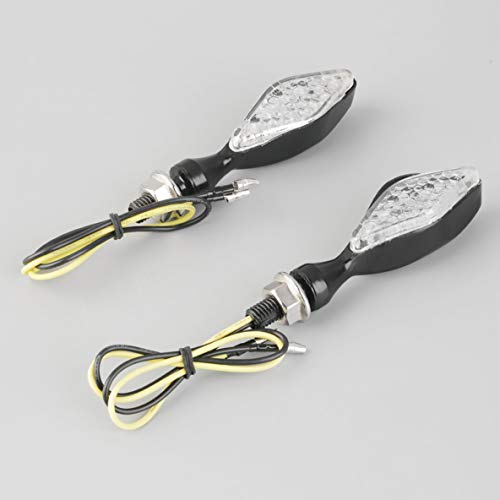 Didasong 2pcs LED Motorcycle Bike Turn Signal Indicator Lights Bulbs Motorbike 3002