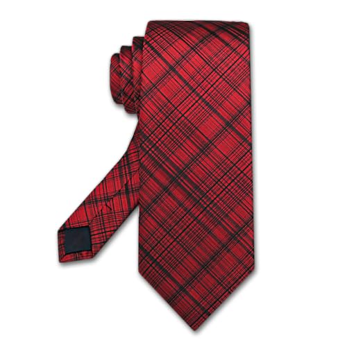 Image of Men's Tie Set with Pocket Square, Cufflinks and Gift Box | 100% microfiber; tie 59 x 3.15 in; square 10 x 10 in; gift box included