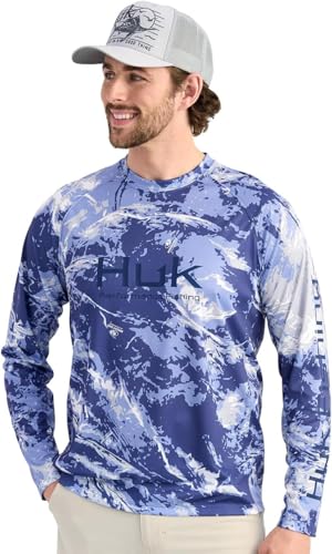 T-Shirt à Manches Longues HUK Pursuit idéal pour la pêche sportive en mer