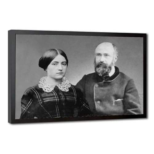 Impression sur toile Saints Louis et Zélie Martin WCYB, l'amour saint au cœur du foyer