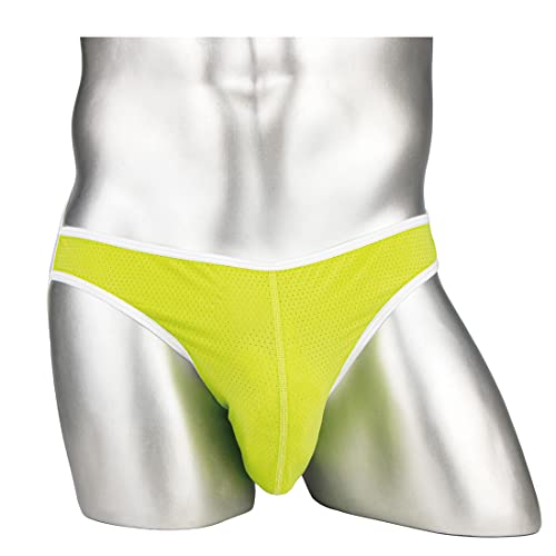 YINYOUYU Mens Jockstrap Mesh Sexy Underwear Jock Straps Athletic Supporter Briefs Thong3