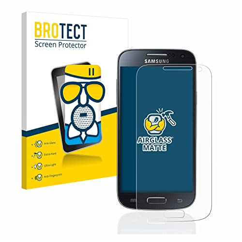 BROTECT Protector Pantalla Mate Cristal para Samsung Galaxy S4 Mini Protección Anti Reflejos