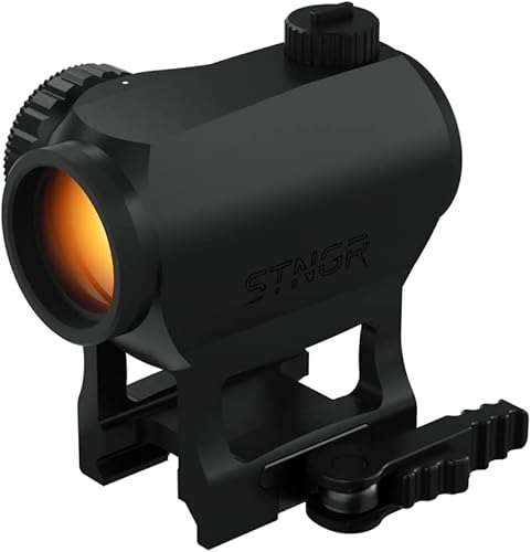 Miniatura 4 de STNGR Axiom II Red Dot Sight Bundle, 2 MOA con soporte QD incluido