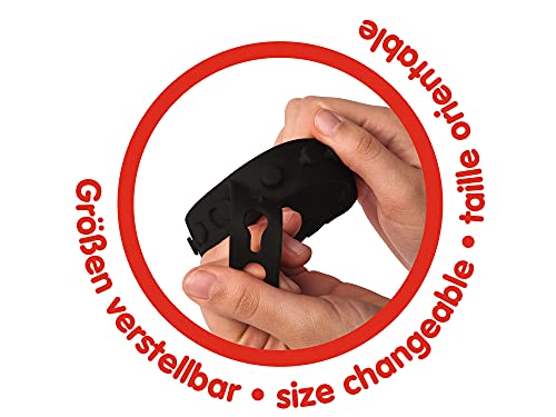 BIG Spielwarenfabrik 800056446 - Shoe-Care Schuhschoner - für Kinderschuhe der Größe 21 bis 27, Überschuhe schützen vor Abrieb, Anti-Rutsch-Profil, keine Spuren am Boden, für Kinder ab 1 Jahr, schwarz