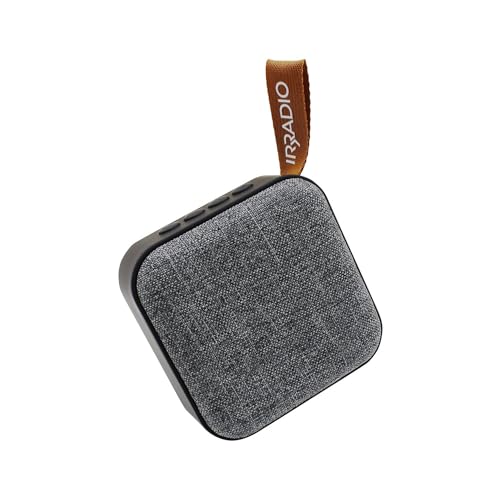 IRRADIO IR-203 Sound+, Haut-Parleur sans Fil, Bluetooth 5.0, Lecture de Musique USB Externe, Portable et léger, Haut-Parleur Large Bande de 50 mm, 3,5 W, résonateur Passif, Batterie de 400 mAH