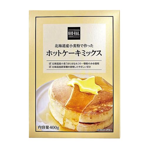 ビオラル 北海道産小麦粉で作ったホットケーキミックス 200g×2袋入