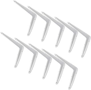 DOITOOL 10pcs 6 Tripod Stand Right Angle Bracket Iron Angle Bracket Triangle Bracket Shelf Bracket Shelf Triangle Corner Brace