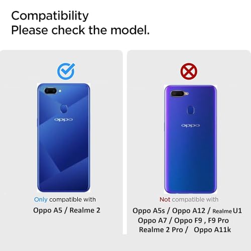 Image of COVERBLACK Rubber Silicone Back Cover for Oppo A5 - Transparent