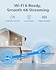 REOLINK Argus 4 Pro, 4K Solar Security Cameras Wireless Outdoor, 8MP for Home Security, ColorX Night Vision, 180° No Blindspots, 5G/2.4GHz WiFi 6, AI Detection, No Monthly Fee, Home Hub Compatible #4
