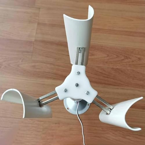 Zestaw generatora turbiny wiatrowej – mały pionowy wiatrak DIY model do łodzi, pawilonów, kabin, domów i zastosowań przemysłowych, konstrukcja trójfazowa