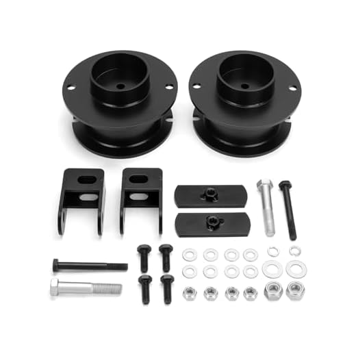 dynofit 3" Front Leveling Lift Kit for 2014-2022 Ram 2500(4WD), 2013-2019-2022 Ram 3500 (4x4) Pick Up, Solid Heavy Duty Steel Struct Spacers with Shock Extension Brackets