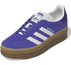 ★Adidas★ GAZELLE W BOLD PURPLE WHITE IE0419 Adidas Originals Gazelle Bold W Energy Ink Purple Women's