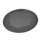 GLEAVI Pizzateller Mit Runden Pizza -tablett Für Ofen Rundes Netz Kuchenform Platte Backform Pizza-backblech Pizzapfanne Aus Netz Perforiert Pizzaform Groß Aluminiumlegierung