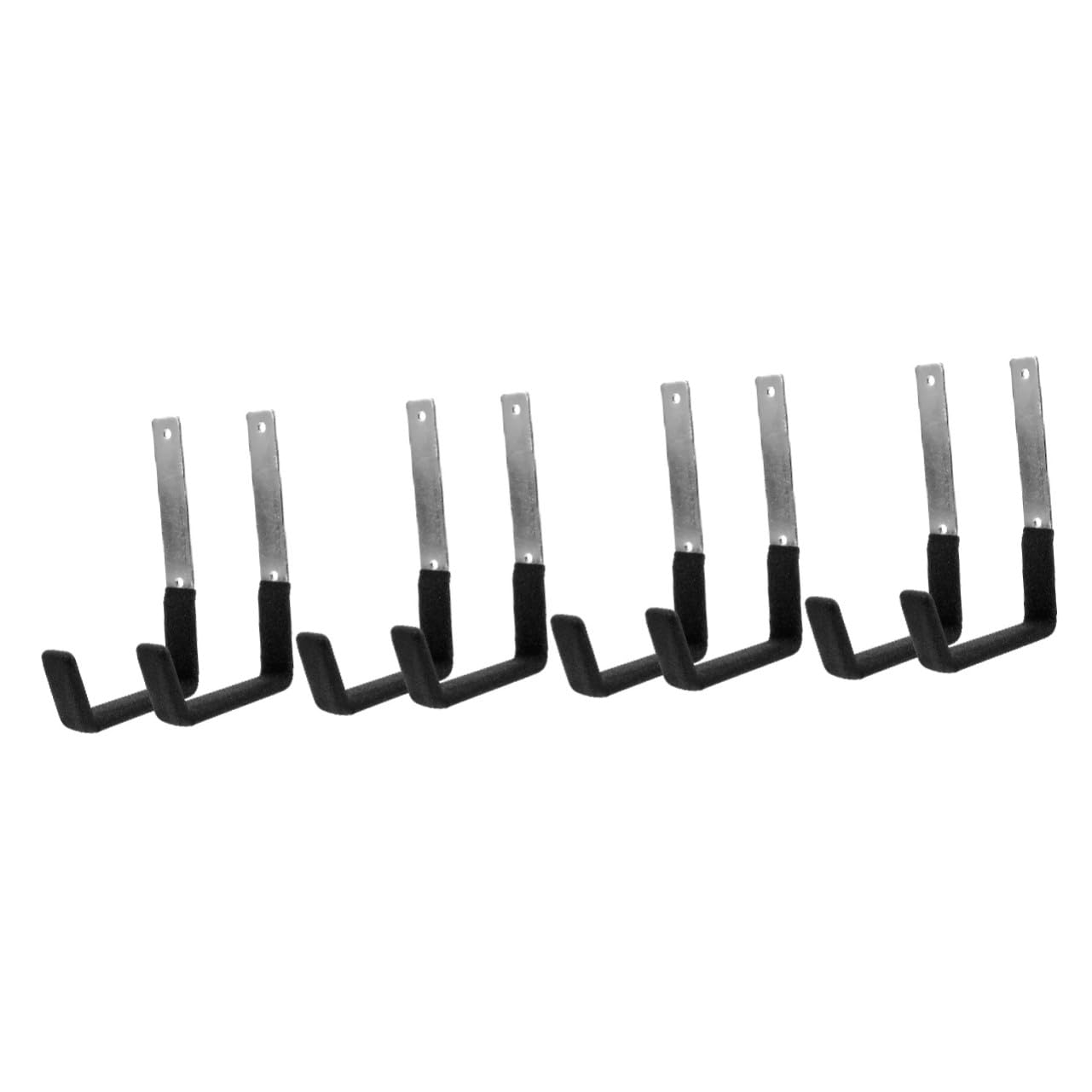 8 Schwerlast Wandhaken aus Metall Form Rostfrei Belastbar für Garagen und Innenbereich Praktische Wandmontage Aufbewahrungshaken Robust und Langlebig