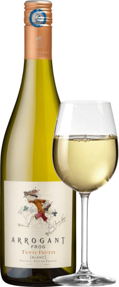 Tutti Frutti Blanc - Arrogant Frog - Weißwein 6 x 0,75l VINELLO - 6er - Weinpaket inkl. kostenlosem VINELLO.weinausgießer