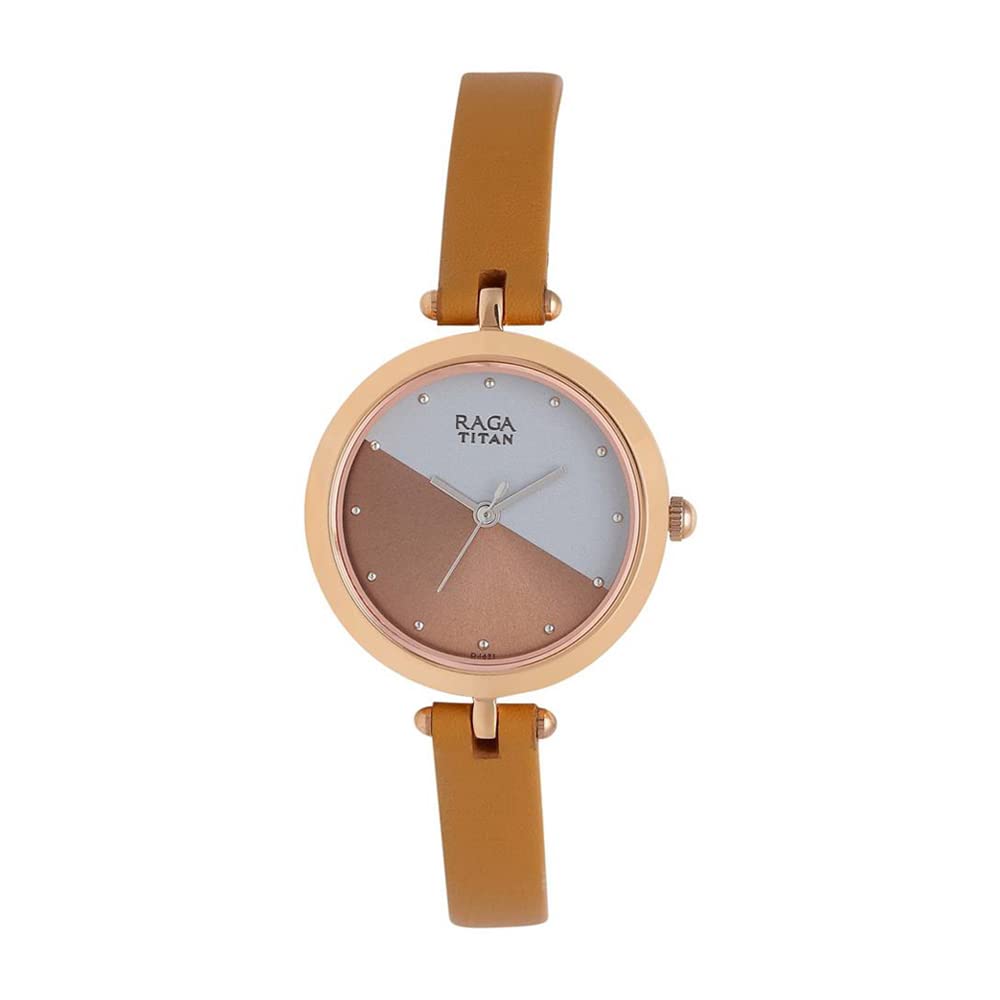 Titan Viva Analog Rose Gold Dial Leather Womens Watch-2606Wl01 / 2606Wl01/Np2606Wl01 (B07RT47HYF) Amazon Price History, Amazon Price Tracker