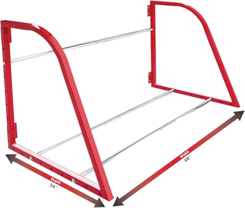 HyLoft Modell 01012 Reifen-Aufbewahrungssystem, 121 cm breit x 91,4 cm tief, Rot