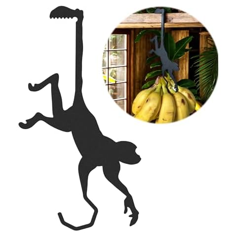 Cobata Solid Metal Banana Hanger-Keeps Bananas Fresh Cover