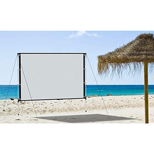 Soporte para proyector con pantalla portátil 100 pulg 16:9 miniatura 5