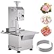 VEVOR Kommerzielle Fleischknochen Sägemaschine 2200 W, 1000 kg/h Knochenschneidemaschine Gefrorene Fleisch Knochen Schneidemaschine, 0-180 mm Einstellbare Dicke Knochensäge 470 x 530 mm Arbeitstisch