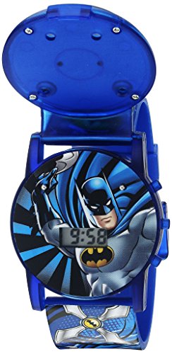 Accutime Relógio de quartzo digital Batman para meninos, meninas e adultos de todas as idades, Logot