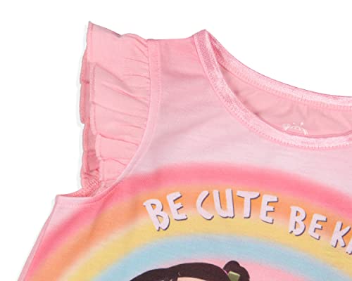 Komar Kids CoComelon Toddler Girls Be Cute Be Kind Ruffle Sleeve Nightgown4