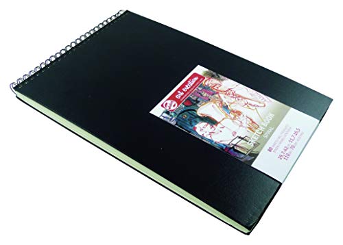 Riesen Skitzenbuch, Sketch Book, 80 Blatt,mit Spirale, 42 cm x 29,7 cm, Querformat