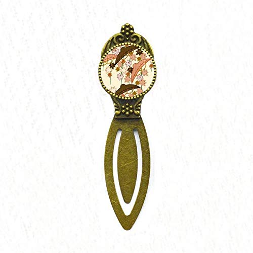 Marque-page peinture culture japonaise marron cadeau idéal
