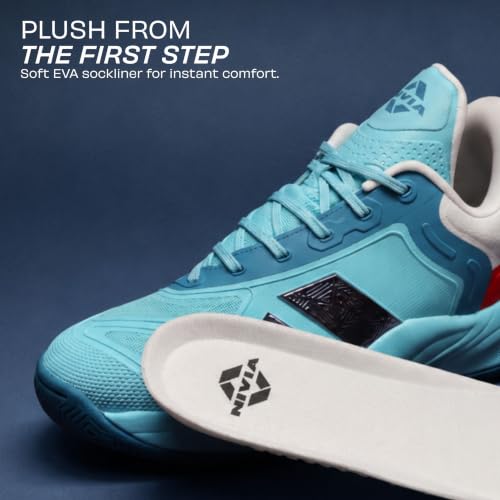 Image of Nivia Starliner Basketball Shoes for Men & Women with Seamless TPU and Mesh Upper, TPU Heel Stability Frame and Strong Rubber Outsole for Indoor & Outdoor Court Play