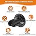 Strong Suction Cup Shower Head Holder - No Drill Handheld Shower Bracket for Seniors, Kids & Pets, Tool-Free Adjustable Height Bathing Aid for Tile/Glass, Rustproof ABS Construction