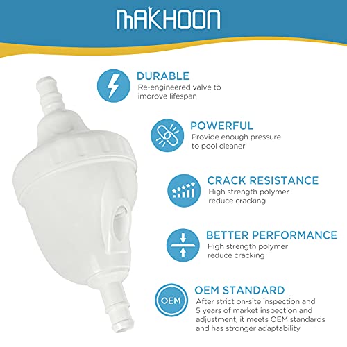 Makhoon Upgraded G52 Backup Valve Replacement For Polaris Pool Cleaner Parts, Compatible With Polaris 180,280,380,480,3900 Pool Cleaner, The Valve Body Has Been Reinforced，Longer Life Than Zodiac G52 #TOP5